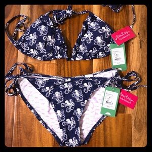 NWT Lilly Pulitzer Mini Touchy Feely Bikini Set